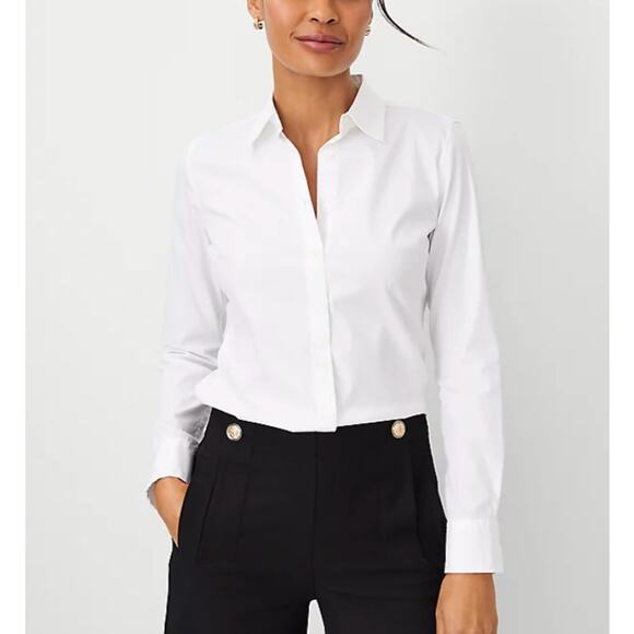 ANN TAYLOR Button Down - Shirt 4 - Picture 1 of 3